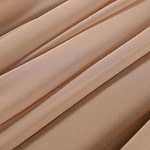 Honey brown georgette silk fabric | new tess