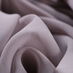 Silver silver georgette silk fabric | new tess
