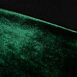 Green Silk and Viscose Velvet Fabric - 015