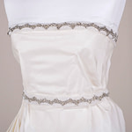 Tissu Couture Radzemire Blanc ivoire en Soie