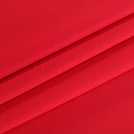 Fire red stretch wool fabric | new tess