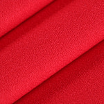 Fire red stretch wool fabric | new tess