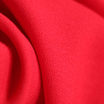 Fire red stretch wool fabric | new tess