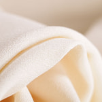 Tessuto Lana Stretch Avorio per Abbigliamento