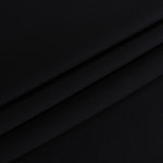 Black stretch wool fabric | new tess