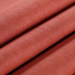 Brick brown linen blend fabric | new tess