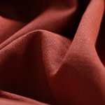 Brick brown linen blend fabric | new tess