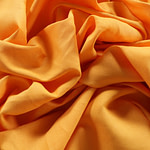 Sunflower yellow linen blend fabric | new tess