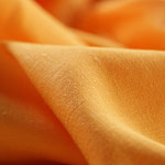 Sunflower yellow linen blend fabric | new tess