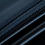Navy blue silk satin and silk chiffon fabrics | new tess