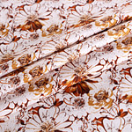 Flowers Print Apparel Fabric ST000659