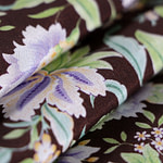 Tessuto Crepe Fiori Etnici ST000670 per Abbigliamento