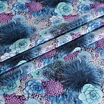 Flowers Print Apparel Fabric ST000683