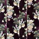 Tessuto Twill Peonie ST000788 per Abbigliamento