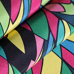 Abstract Print Apparel Fabric ST000803