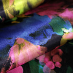 Flowers Print Apparel Fabric ST000831