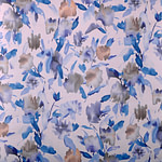Tessuto Organza Fiori Sfumati ST000849 per Abbigliamento