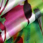 Flowers Print Apparel Fabric ST000873