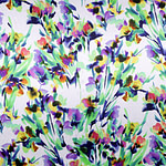 Flowers Print Apparel Fabric ST000874