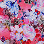 Flowers Print Apparel Fabric ST000883