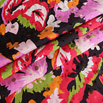Flowers Print Apparel Fabric ST000886