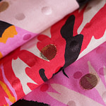 Flowers Print Apparel Fabric ST000886