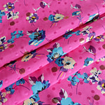 Flowers Print Apparel Fabric ST000889