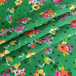 Flowers Print Apparel Fabric ST000890