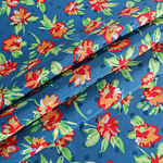 Flowers Print Apparel Fabric ST000893
