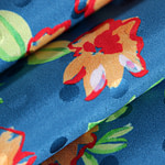 Flowers Print Apparel Fabric ST000893