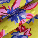 Flowers Print Apparel Fabric ST000894