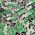 Flowers Print, Velvet Apparel Fabric ST000895