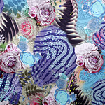 Abstract Print Apparel Fabric ST000904