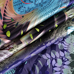 Abstract Print Apparel Fabric ST000904