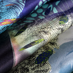 Abstract Print Apparel Fabric ST000904