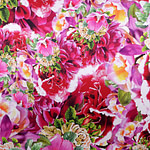 Flowers Print Apparel Fabric ST000908