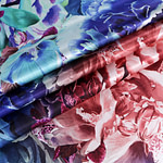 Flowers Print Apparel Fabric ST000909
