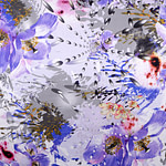 Abstract Print Apparel Fabric ST000911