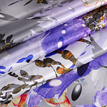 Abstract Print Apparel Fabric ST000911