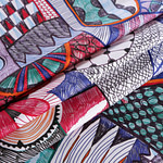 Flowers Print Apparel Fabric ST000927