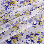 Tessuto Georgette Ink Floreale ST000940 per Abbigliamento