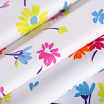 Flowers Print Apparel Fabric ST000944