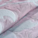 Flowers Jacquard Apparel Fabric UN001379