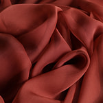 Brown Silk Apparel Fabric