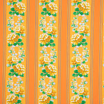 Flowers, Stripes Print Apparel Fabric ST000357