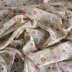 Flowers Print Apparel Fabric ST000433