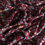 Flowers Print Apparel Fabric ST000434
