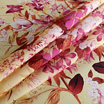 Flowers Print Apparel Fabric ST000512