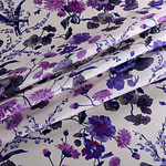 Tessuto Habutai Fiori All Over ST000519 per Abbigliamento
