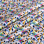 Abstract Print Apparel Fabric ST000530